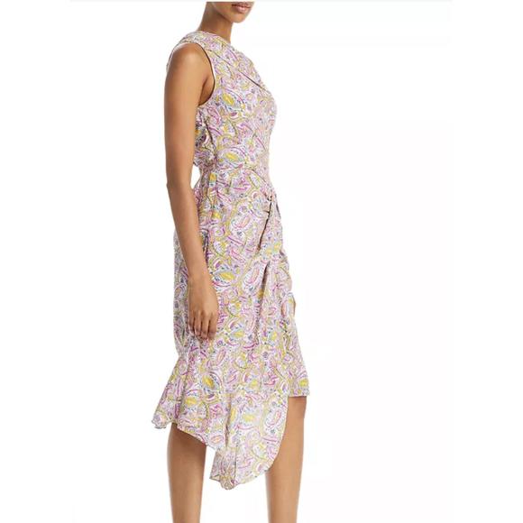 NEW IRO tabea dress in ecru/pink - Picture 3 of 4